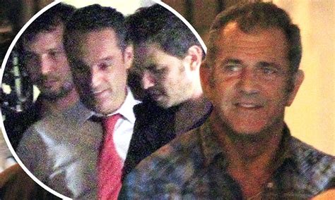 Mel Gibson Enjoys A Night Out With Businessman Carlos Slim Domit Son