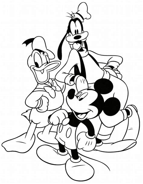 Disney Characters Coloring Pages Learn To Coloring