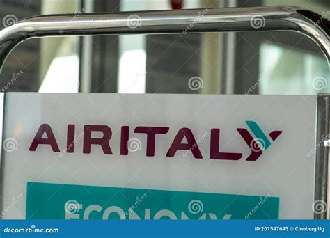 Air Italy Airline Emblem Editorial Image Illustration Of Holiday
