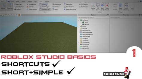 Roblox Studio Basics Part 1 Youtube