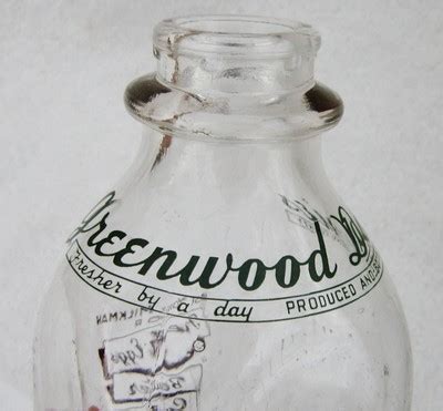 C Greenwood Dairies Langhorne Pa Vintage Dairy Farm Qt Milk