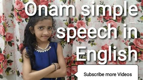 Onam speech 2020 speech for onam in english for students onam fesival 2020 easy speech for kids. Onam festival speech 2020 in English / simple speech in ...