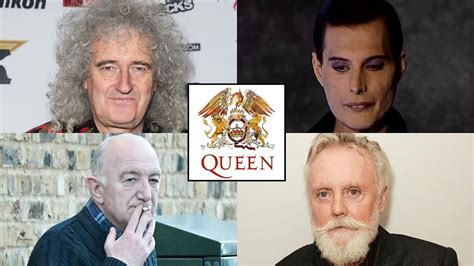 Freddie Mercury Brian May John Deacon Roger Taylor Queen