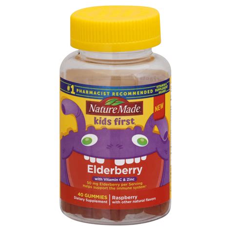 Save On Nature Made Kids First Immune Support Gummies Elderberry Order