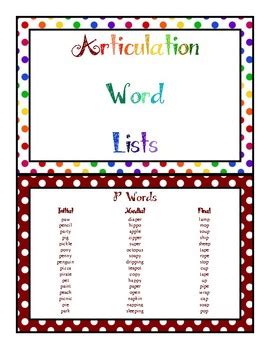 To apply an articulation to every note in a region. Articulation Word Lists by Speechie Creations | Teachers Pay Teachers