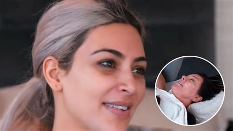Kim Kardashian Pretends Mom Kris Jenner Is Dead In Kuwtk Clip Practices Funeral Makeup Skills