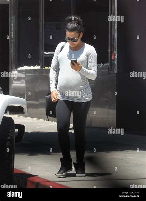 Pregnant Naya Rivera Spotted Out Shopping For Jewelry At Xiv Karats In