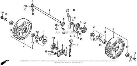 Honda lawn mower exploded view parts lookup by model. Honda HRA216 SXA LAWN MOWER, USA, VIN# MACR-5000001 Parts ...