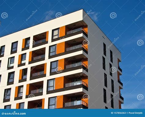 Modern Apartment Building Facade Contemporary Architecture Stylish