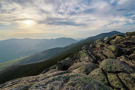 Franconia Notch Seen From The Summit Of Mount Liberty Photograph By