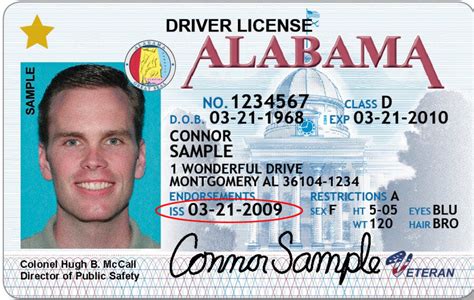 Alabama Drivers License Issue Date