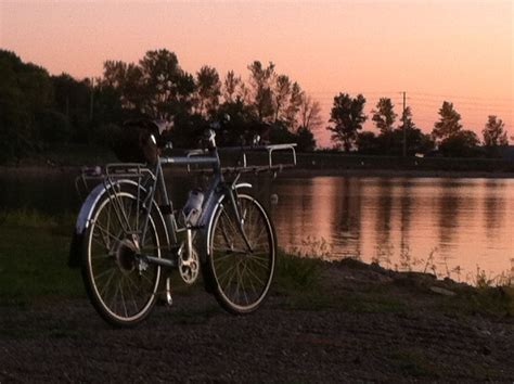 I Love Sunset Rides In Eagle Creek Park Which Is A Half Mile From My