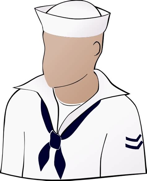 Sailor Face Clip Art Free Vector In Open Office Drawing Svg Svg
