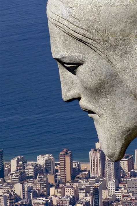 Face Of Cristo Redentor Rio De Janeiro Brazil A1 Pictures