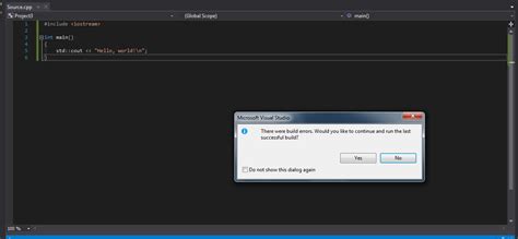 Build Error In Visual Studio C Community Stack Overflow
