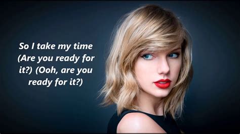 Taylor Swift Ready For It Lyrics Youtube