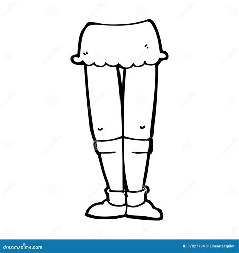 Cartoon Female Legs Stock Illustration Illustration Of Design 37027794