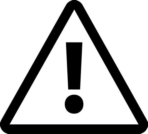 Warning Sign Svg Png Icon Free Download 24994 Onlinew