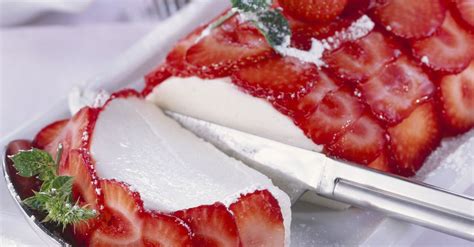 5 | unmold terrine on cutting board. Strawberry Terrine / Strawberry Terrine On White ...