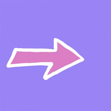 Cute Purple Pink Arrow Left 