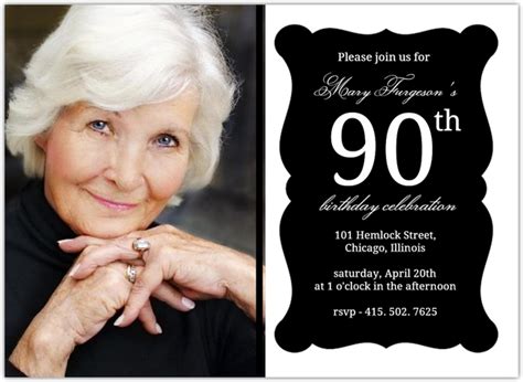 Invitations And Announcements 90th Birthday 90th Birthday Invite Happy