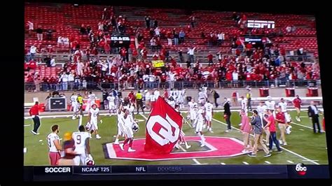 Baker Mayfield Plants The Flag Youtube