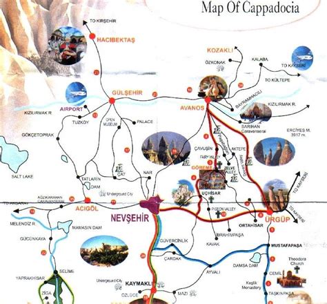 Cappadocia Tourist Attractions Map Best Tourist Places In The World