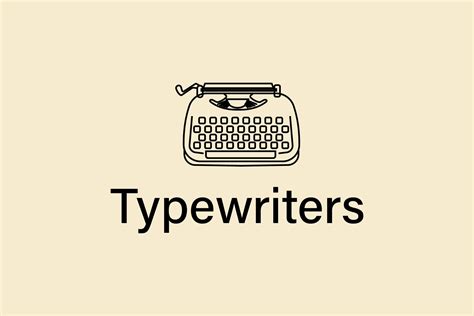 Typewriter Logo Vector Illustration Graphic By Hfz13 · Creative Fabrica