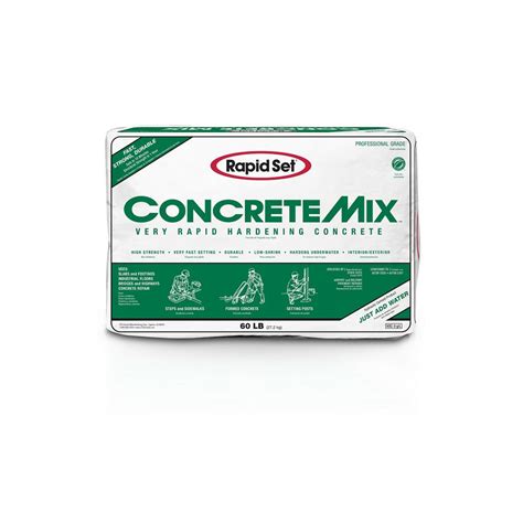 Rapid Set 60 lb. Concrete Mix-03010060 - The Home Depot
