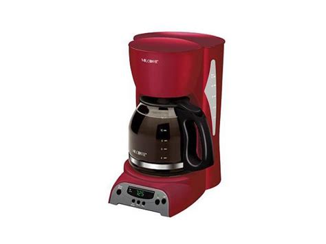 Mr Coffee Drx26 Heritage Red 12 Cup Programmable Coffee Maker