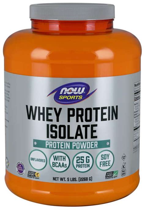Now Foods Whey Protein Isolate Unflavored 5 Lb Fresh Health Nutritions