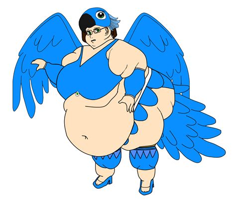 Rule 34 Bikini Bird Costume Breasts Costume Fat Linda Gunderson Obese Obese Female Rio Film