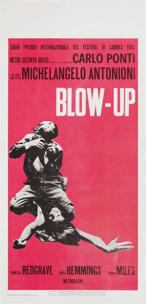 Blow Up Original R1970s Italian Locandina Movie Poster Posteritati Movie Poster Gallery