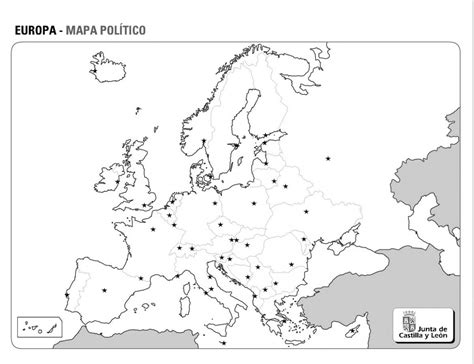 Campo Subtropical Mariscos Mapa Politico Europa Mudo Para Imprimir