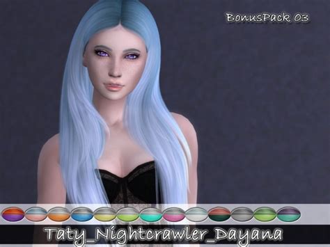 Nightcrawler Dayana Hair Retextures At Taty Eámanë Palantír Sims 4