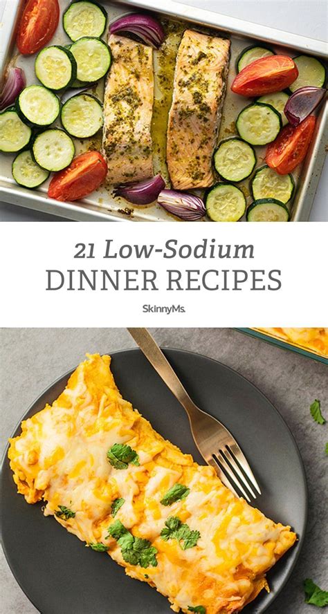 21 Low Sodium Dinner Recipes Low Sodium Lunch Low Sodium Soup No