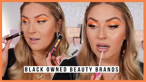 Full Face Using Black Owned Beauty Brands 💖 Youtube
