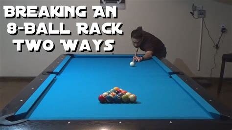 The only difference is the order of the balls. Pool Lessons: Breaking An 8-Ball Rack Two Ways - YouTube ...