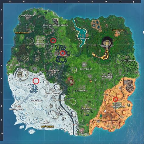 Fortnite Season X Worlds Collide All Season X Rift Locations And Map