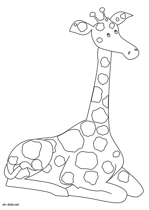Dessin De Girafe À Imprimer 114 Dessins De Coloriage Girafe à Imprimer
