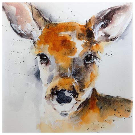 Less Is More Watercolor Animals Jeanne Oliver
