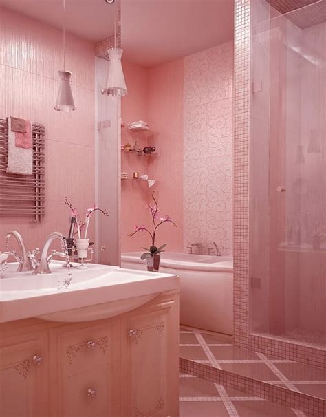 15 Chic And Pretty Pink Bathroom Designs Home Design Lover