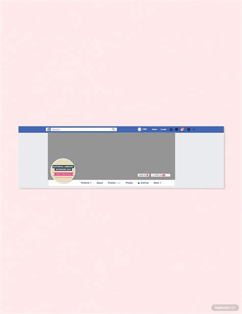 National Library Workers Day Facebook Profile Photo Template In Psd
