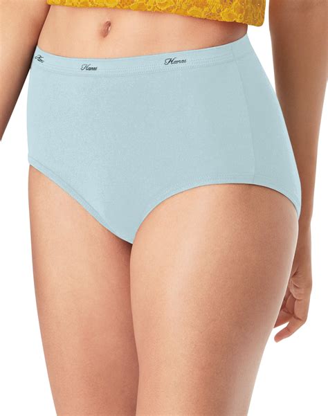 Hanes Womens 10 Pack Cotton Briefs Lady Underwear Panties Assorted