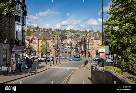 Matlock Town Centre In The Peak District Matlock Derbyshire Uk On