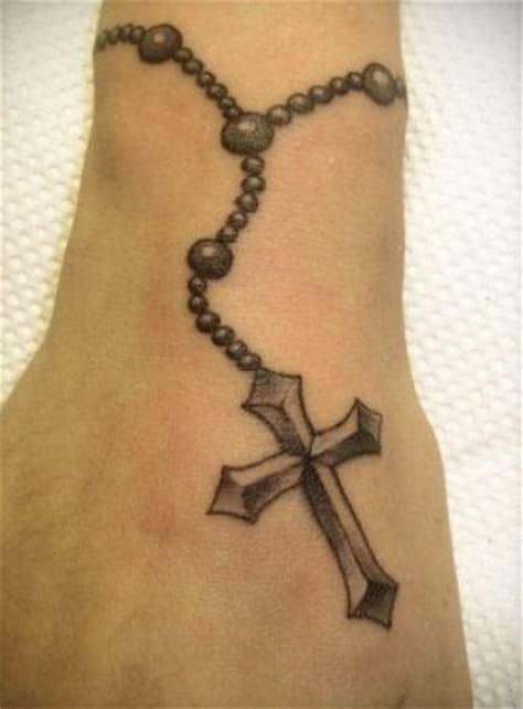 Rosary Tattoos Designs, Ideas and Meaning | Tattoos For You