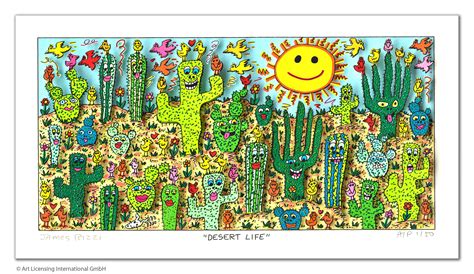 James rizzi limited editions and originals. JAMES RIZZI - DESERT LIFE | Artmix24