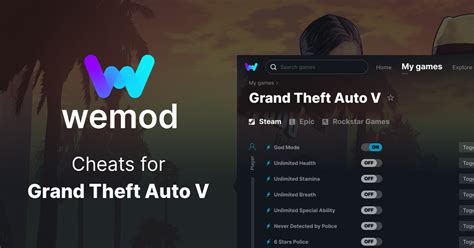 Grand Theft Auto V Cheats And Trainers For Pc Wemod