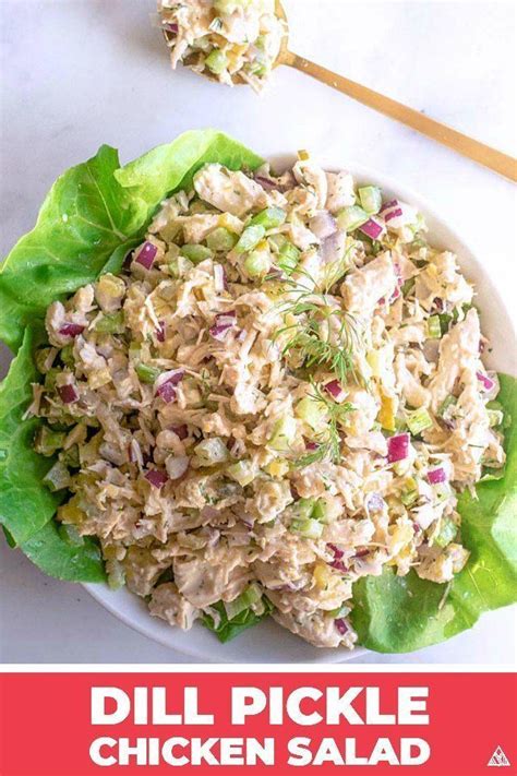 Remove chicken from pickle juice; Dill Pickle Canned Chicken Salad (Low Carb!) | Recipe ...