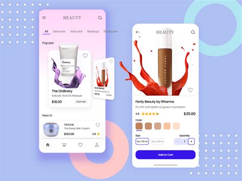Cosmetics And Beauty Mobile App By Gent Bekteshi On Dribbble